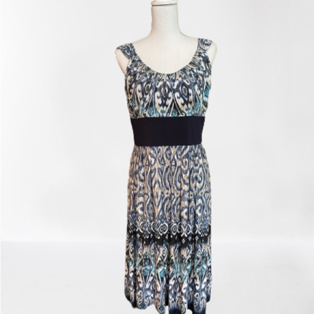 Womens Exotic Print Sleeveless Dress